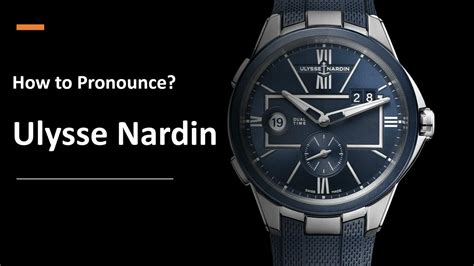 hublot pronounced in hindi|ulysse nardin pronunciation.